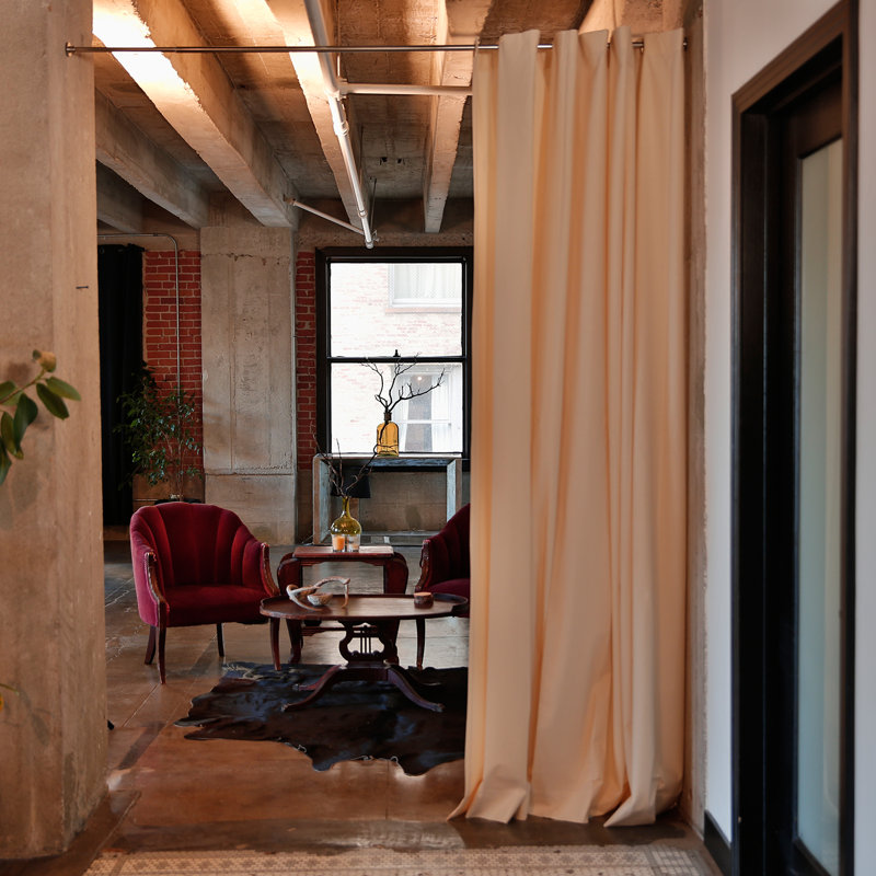 RoomDividersNow Muslin Tension Rod Room Divider Kit & Reviews Wayfair.ca